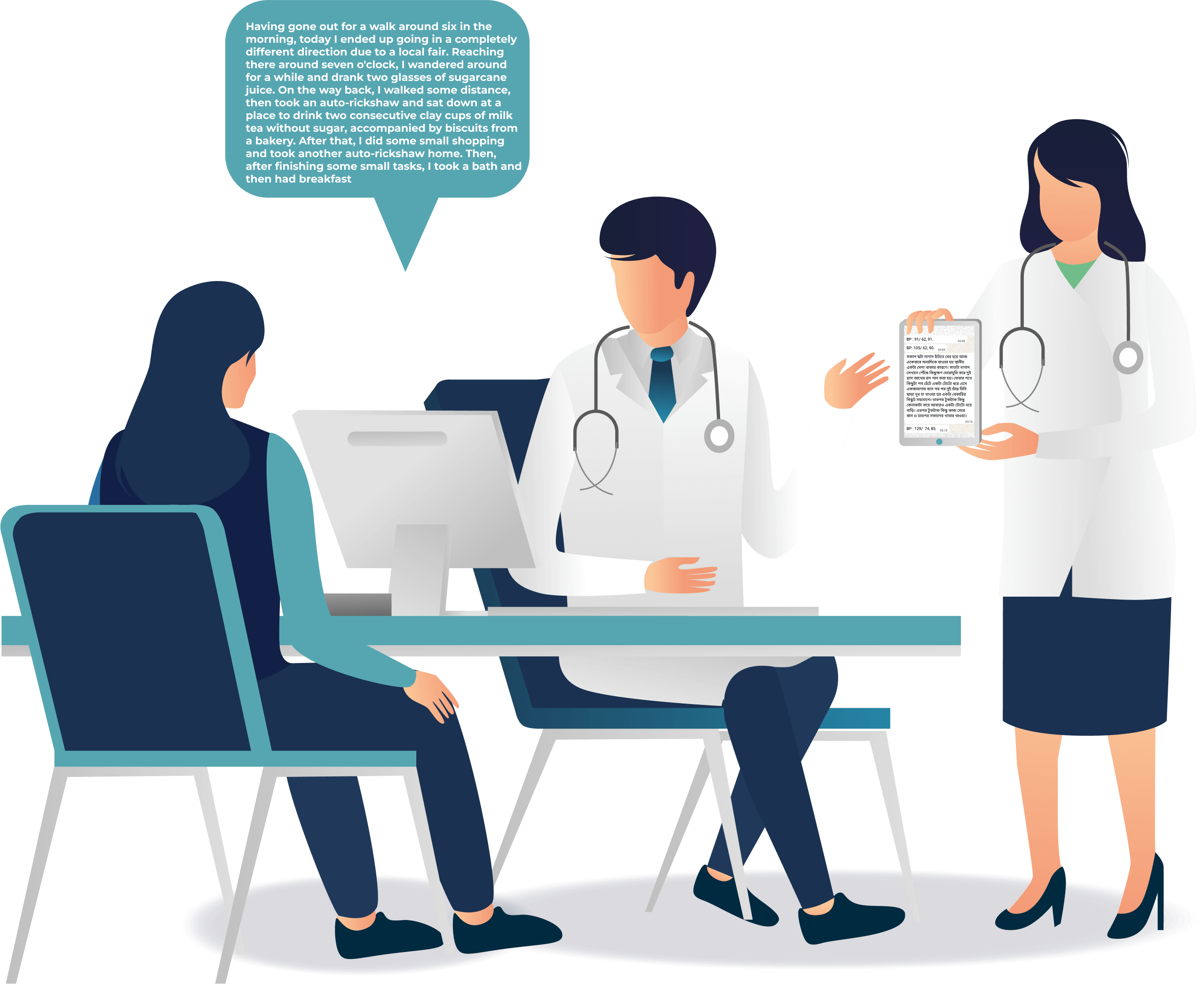 Doctors student patient Discussion (1)